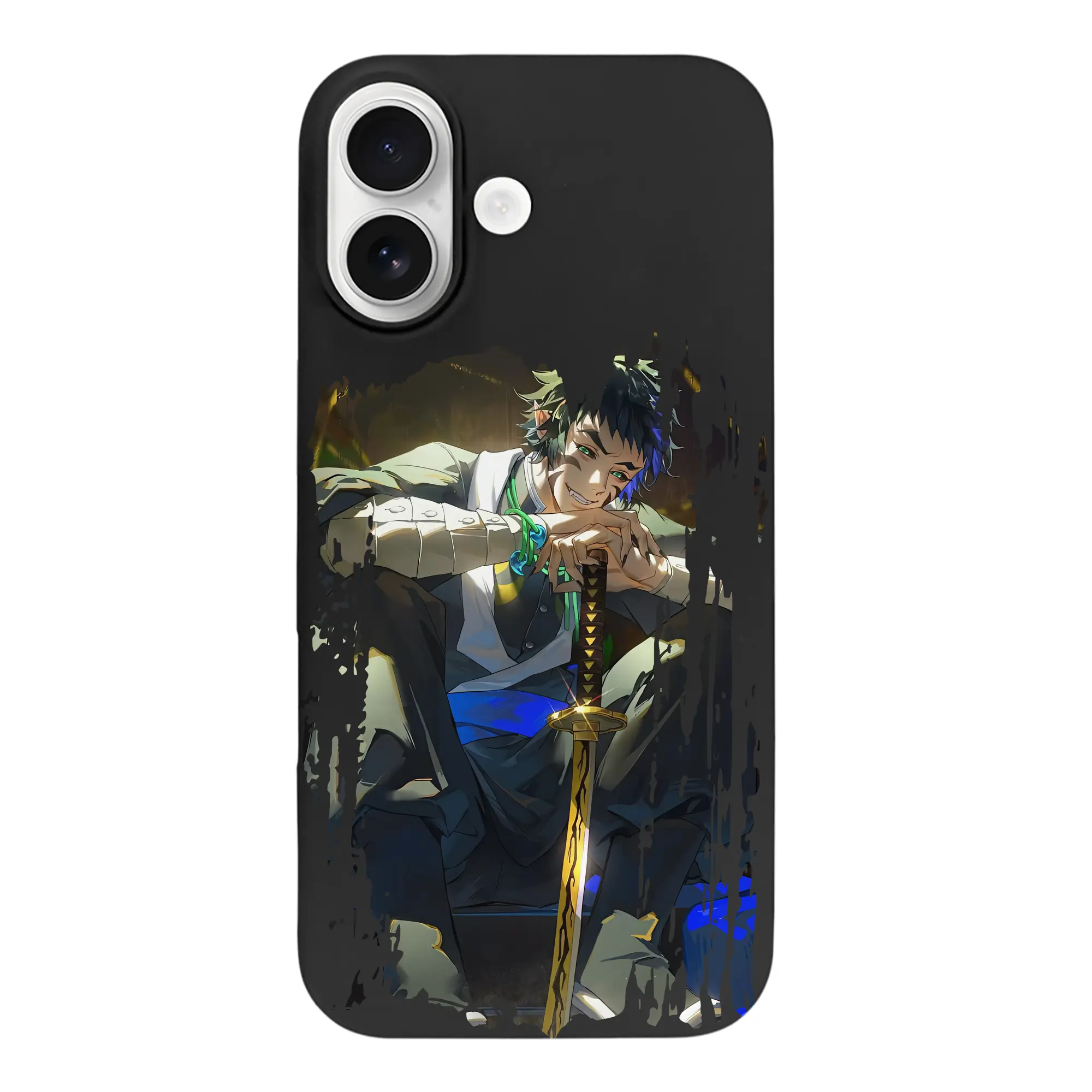 鬼滅の刃 グッズ,獪岳 - iPhone 17 シリーズ シリコンケース 薄型 耐衝撃 指紋防止 ソフトタッチカバー 精密フィット 傷防止 保護ケース iPhone 17/17 Air/17 Pro/17 Pro Max 対応